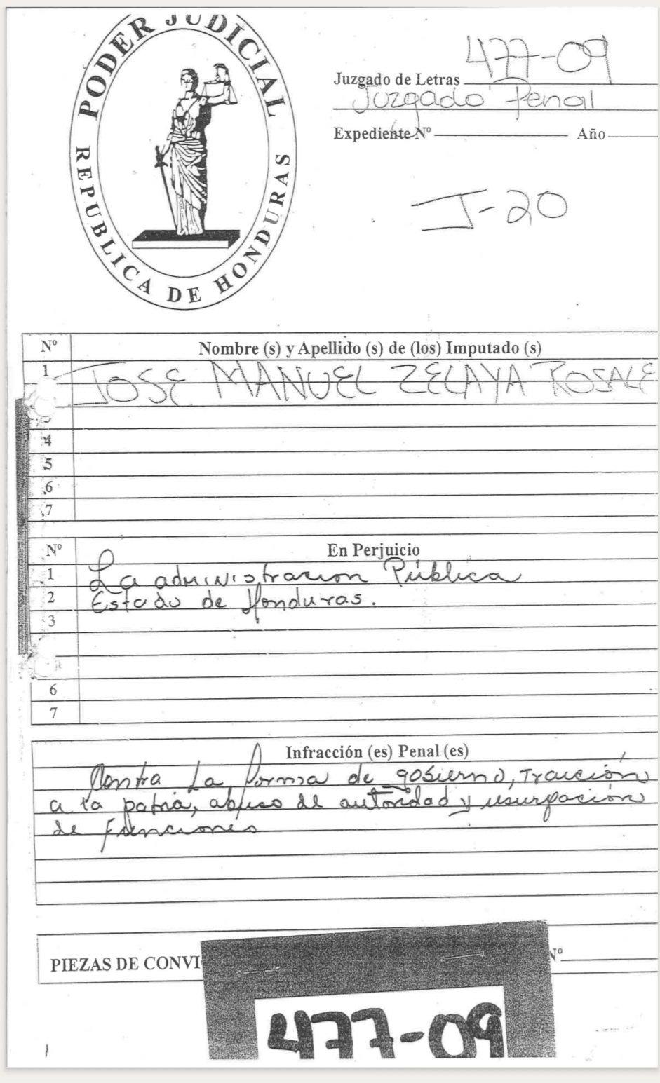 Romeo Vásquez filtra antiguo requerimiento fiscal contra Mel Zelaya