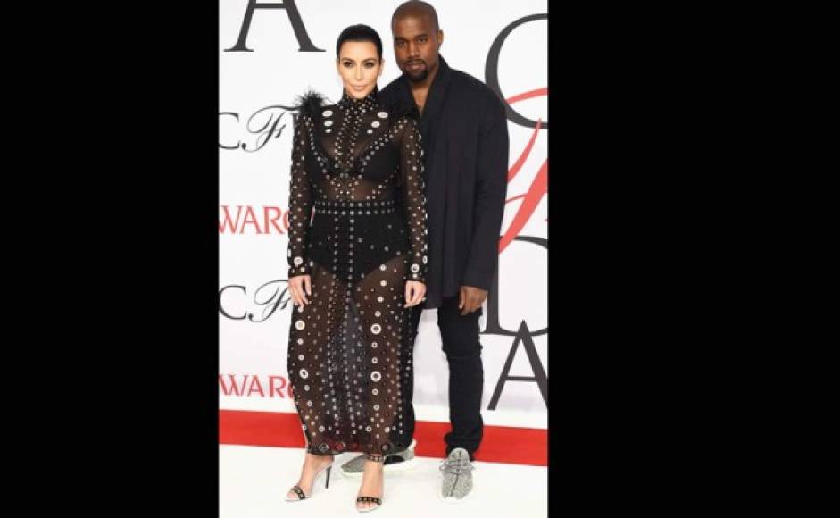 Kim Kardashian y Kanye West.