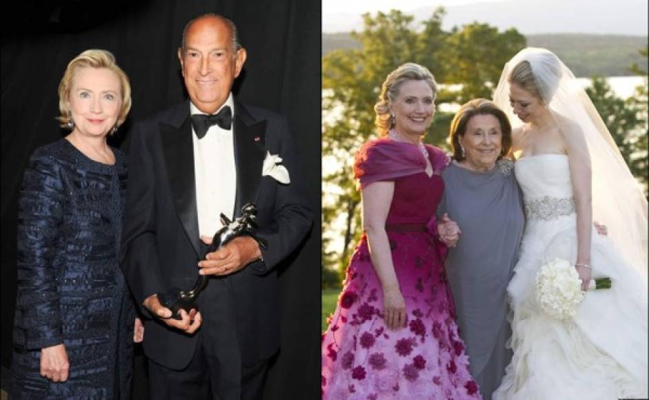 La exprimera Dama, Hillary Clinton lo eligió para muchos de sus vestidos. También el diseñador confeccionó el traje con que la exsecretaria de Estado visitió el día de la boda de su hija Chelsea.