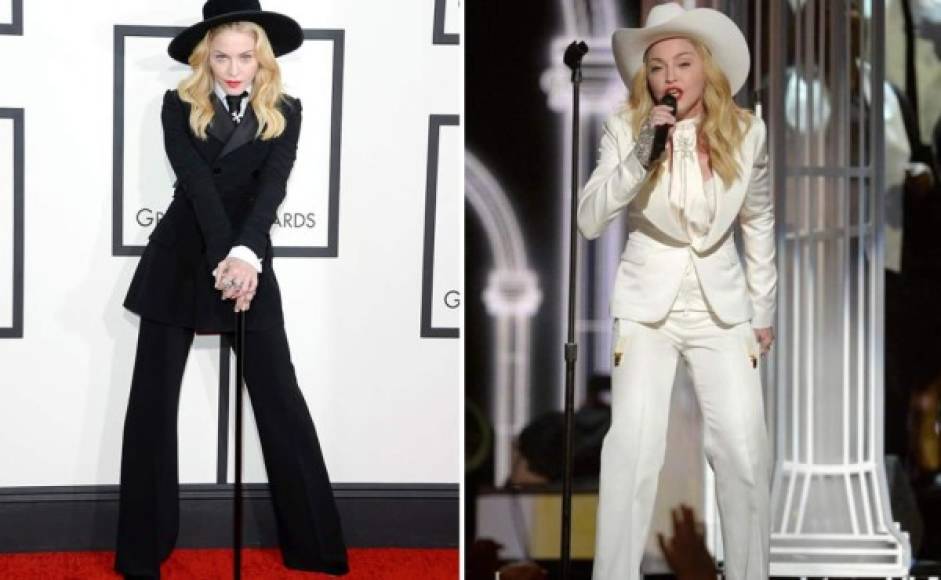 En los Grammy de este año, Madonna fue la comidilla de redes sociales por este estilo. ¿Qué te pareció?