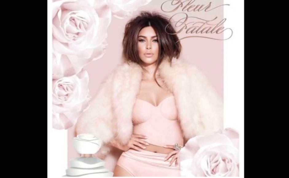 Kim Kardashian posó para una famosa marca francesa de ropa interior.