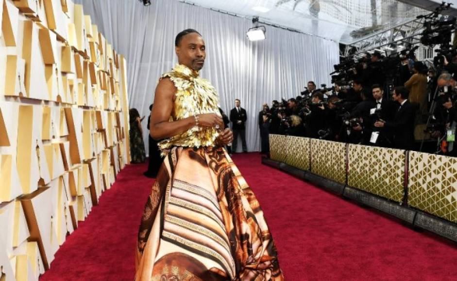 El polémico actor de 'Pose' Billy Porter fue de los primeros en aparecer.<br/>