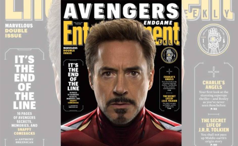 La revista estadounidense Entertainment Weekly realizó una extensa entrevista con los 'primeros seis' vengadores del Universo Marvel y decidió diseñar las portadas conmemorativas con los mismos. En esta destacan a Robert Downey JR que protagoniza a Iron Man.