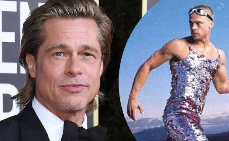 Muchos no recuerdan una famosa sesión del actor y galán de Hollywood Brad Pitt luciendo vestidos.
