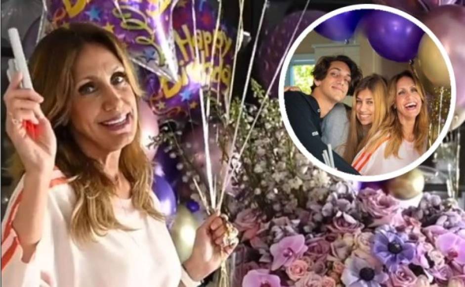 La presentadora de 'El Gordo y La Flaca' festejó su 53 cumpleaños confinada en su casa en Miami, debido la crisis santiaria generada por el coronavirus en EEUU.