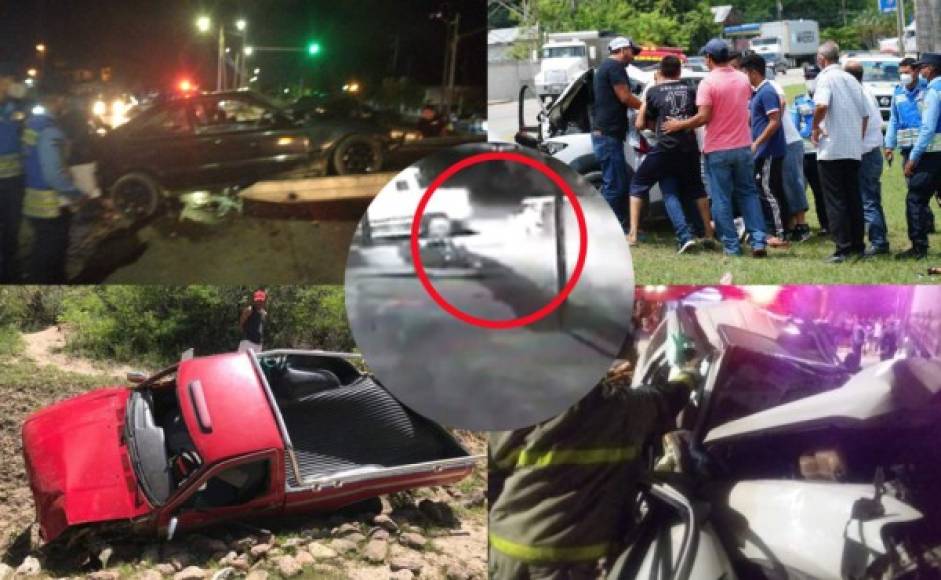 Los 5 accidentes de tránsito de mayor letalidad en Honduras en los últimos 30 días