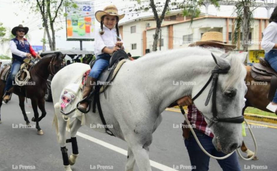 Personas de todas las edades participaron del tradicional desfile hípico del Agas.