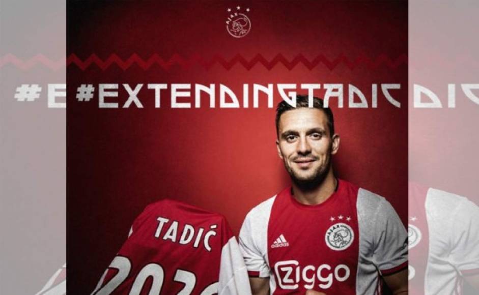 El centrocampista serbio renovó con el Ajax de Holanda hasta junio del 2026. La campaña pasada brilló en la Champions League e inclusive se mencionó que llegaría al Real Madrid.