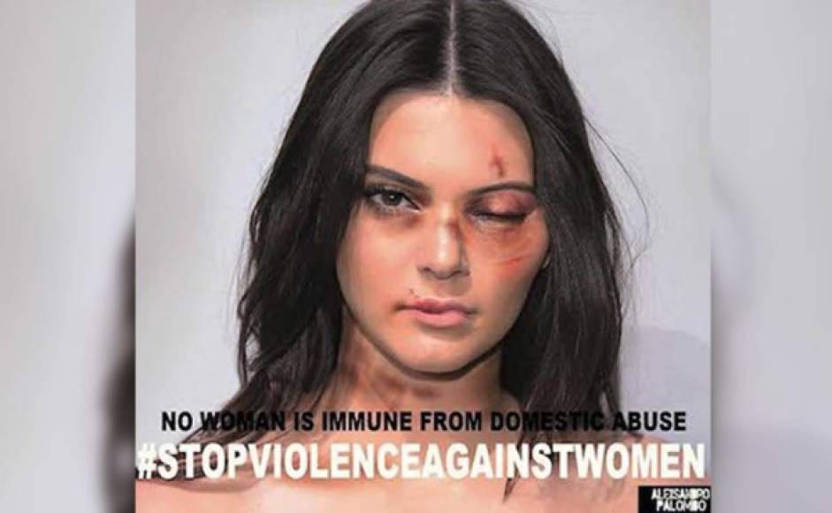 La joven modelo Kendall Jenner es uno de los rostros de la campaña titulada 'La vida puede ser un cuento de hadas si se rompe el silencio'.