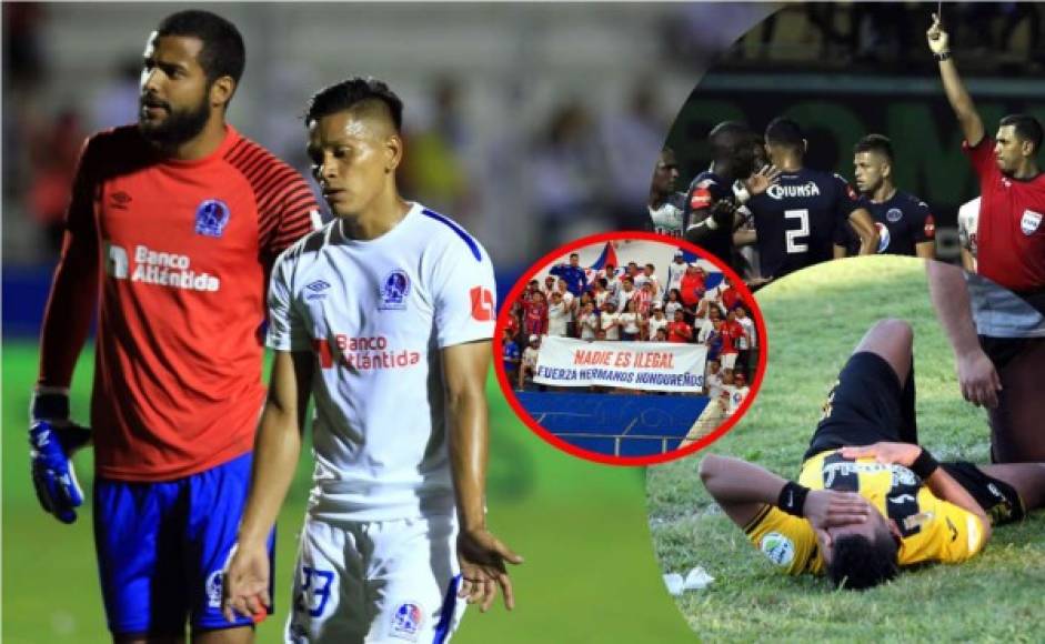 Las imágenes más destacadas y curiosas de la jornada 17 del Torneo Apertura 2018 de la Liga Nacional de Honduras.