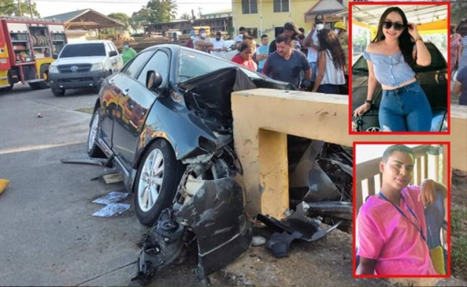 Ely Dioselina Tróchez (24) y Melvin Javier Sosa (21) fueron las dos víctimas mortales, mientras que su compañero Ulises Mayorga resultó herido.