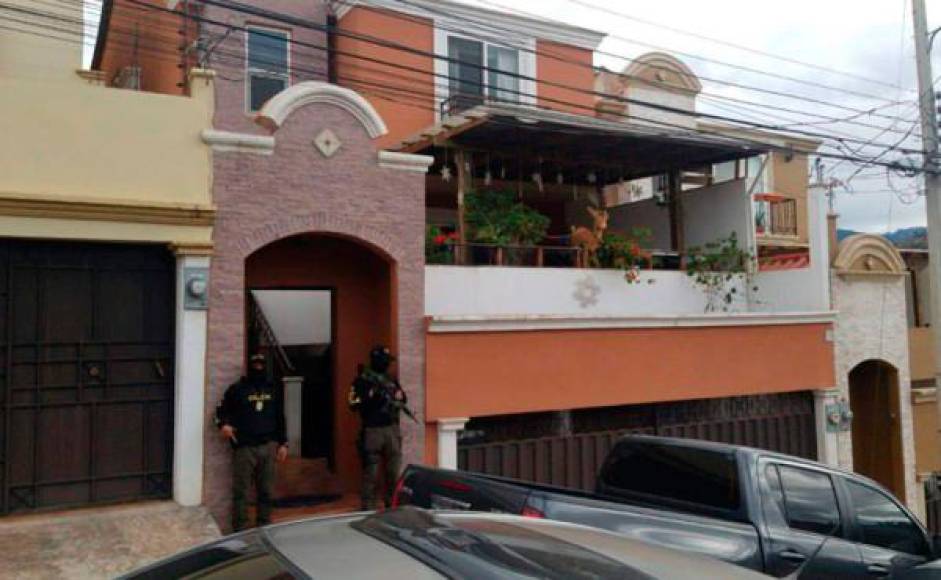 Esta es la casa decomisada a Tony Hernández en la Residencial San Ignacio de Tegucigalpa.