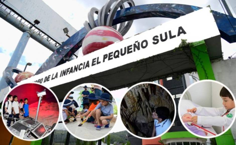 El museo de la infancia El Pequeño Sula está ubicado en el sur de San Pedro Sula y es una de las grandes atracciones para menores, escolares, colegiantes y familias enteras de toda Honduras.