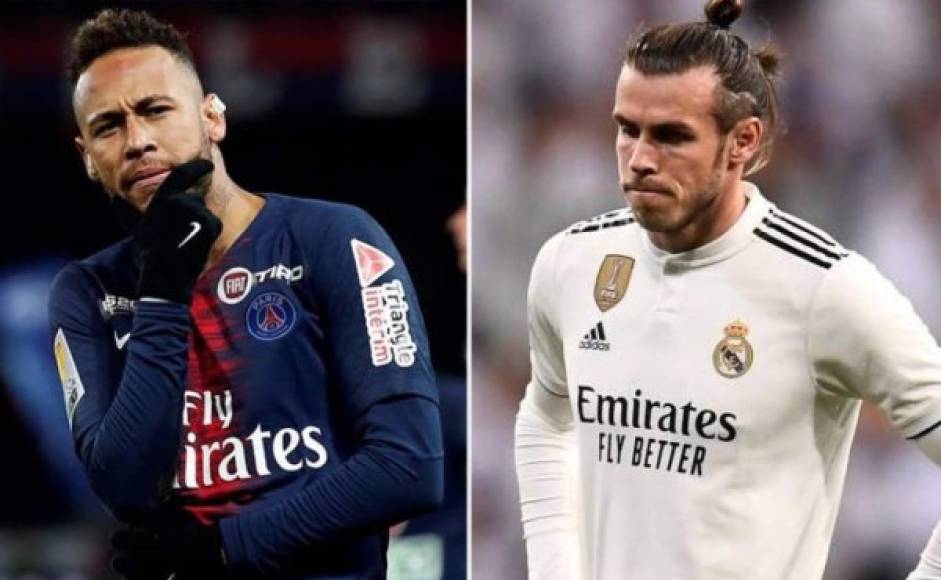 <br/>Bombazo. Real Madrid y PSG pueden realizar un intercambio entre Gareth Bale y Neymar, aseguró el diario The Independent. Según el diario, una fuente cercana al club francés ha confirmado el interés que puede haber por parte del PSG en Gareth Bale para impulsar de nuevo su proyecto, sobre todo teniendo en cuenta que Neymar desea irse.