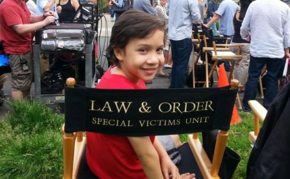 Niño hondureño debuta en 'La ley y el orden”