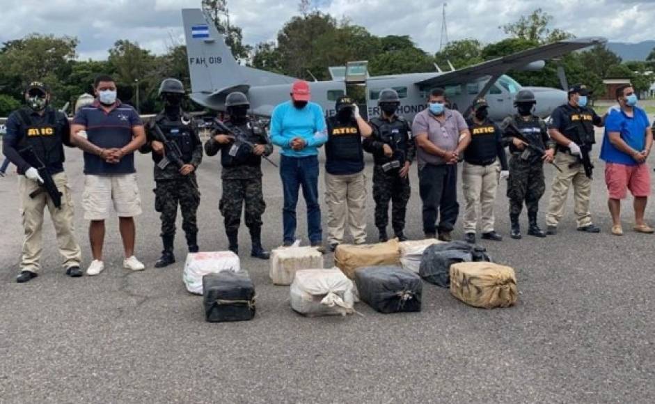 La cantidad total será contabilizada luego del traslado a la Base Aérea Hernán Acosta Mejía, de Tegucigalpa.