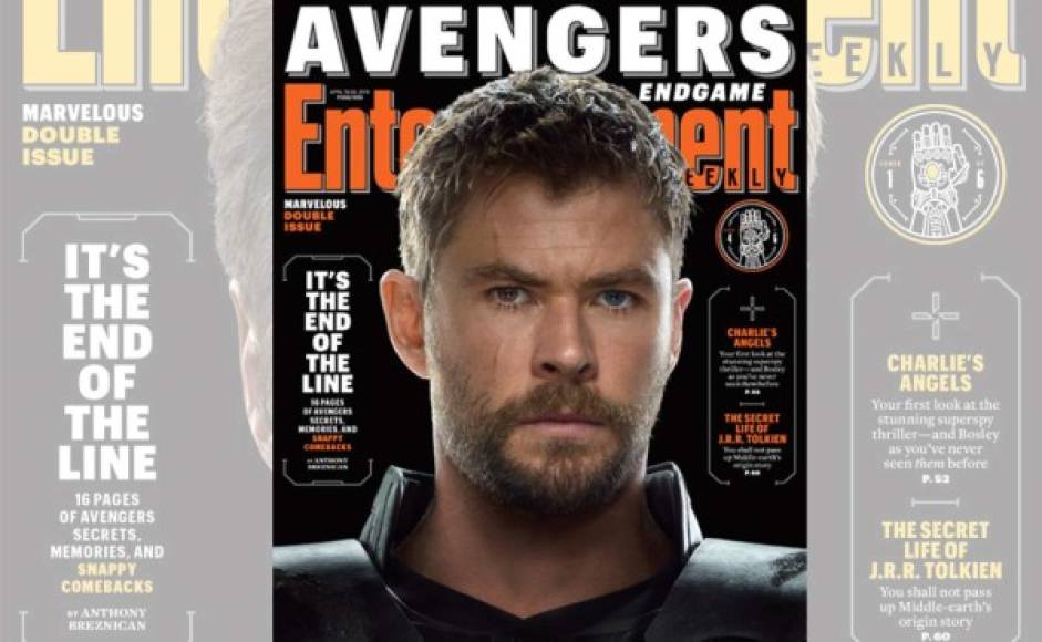 Chris Hemsworth figura en una de las portadas. El protagonista de Thor también fue parte de la entrevista de la revista estadounidense.