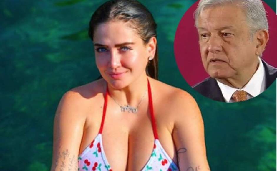 La actriz y participante del reality 'Acapulco Shore' no anduvo con rodeos y confesó que le pidió a un amigo que matara al presidente de México Andrés Manuel López Obrador.