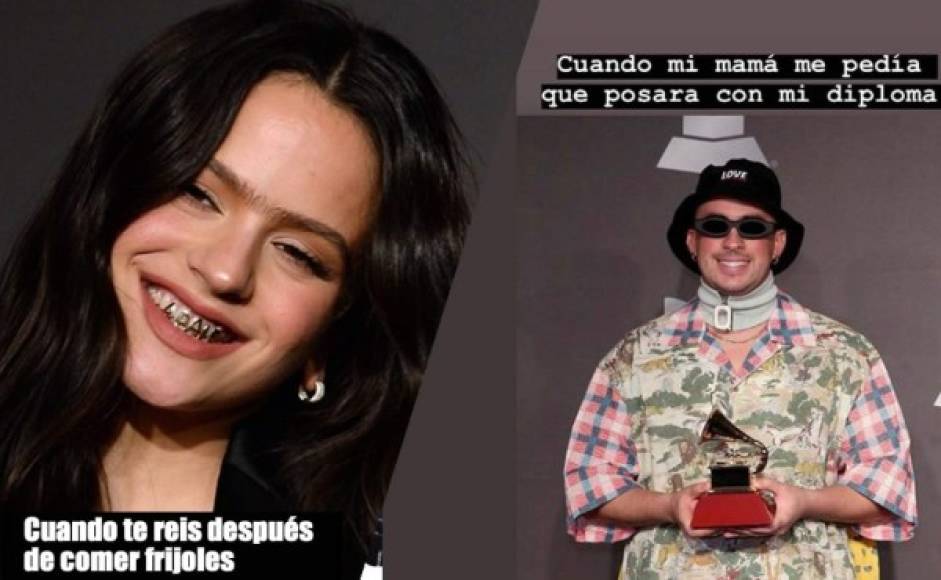 Los pasados Premios Grammy Latino 2019 desataron la imaginación de los internautas en las redes sociales.<br/><br/>Bad Bunny, Rosalía o Mon Laferte fueron tendencias durante la famosa celebración a la música latina.