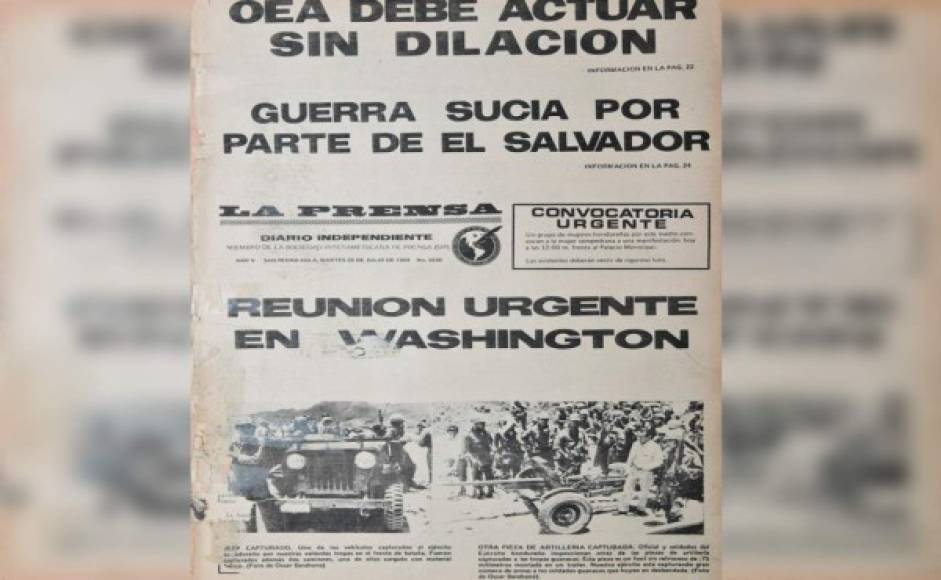 Tras el primer bombardeo salvadoreño, la Fuerza Aérea Hondureña (FAH) ejecutó misiones de persecución, con resultados infructuosos. Foto de archivo.