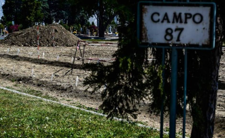 'Campo 87': El cementerio en Milán que acoge víctimas de coronavirus que nadie reclama y dos años después desaparecerá