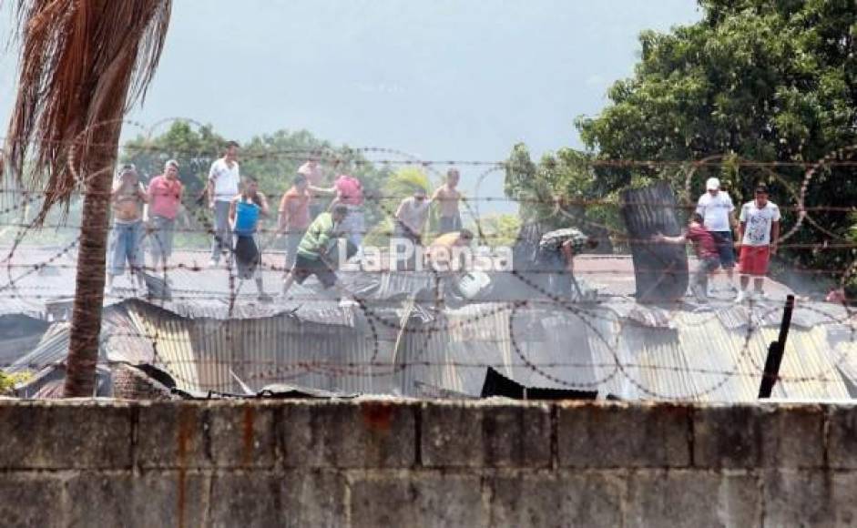 El 14 de octubre del 2011 se registró la muerte de nueve presos en la desaparecida cárcel de San Pedro Sula.