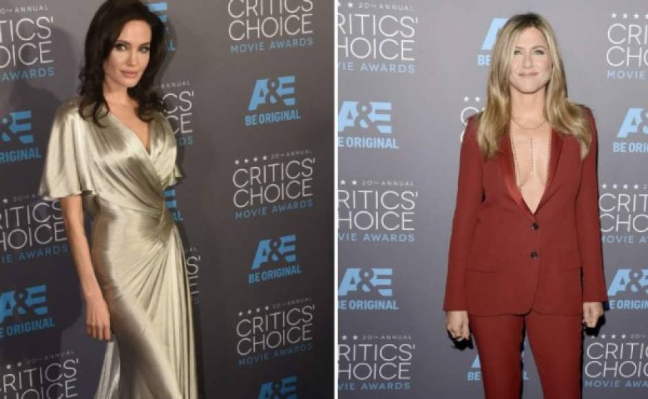 Al parecer, Brad Pitt hizo bien en no presentarse a la celebración de los premios “Critics Choice Awards 2015”, pues se reencontraron su ex y actual esposa.