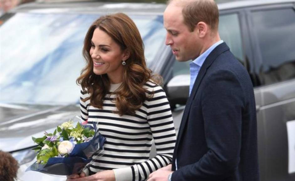 Los duques de Cambridge llegaron a la residencia de Harry y Meghan para conocer a su sobrino.