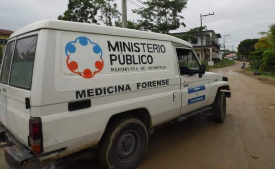 Esta mañana, Medicina Forense trasladó los cuerpos hacia San Pedro Sula.