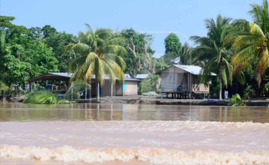 Los habitantes de este sector están en una situación crítica provocada por las inundaciones de la depresión tropical Eta.