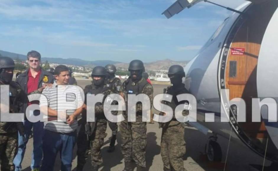 José Inocente Valle Valle salió del país en una avioneta con personal de la agencia antidrogas de Estados Unidos (DEA).