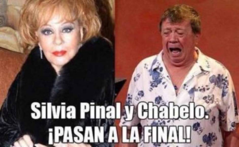 La famosa actriz Silvia Pinal también aparece en los memes.