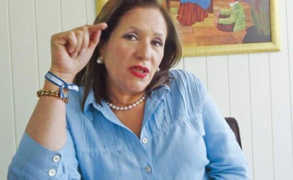 Gladys Aurora López es una de las diputadas más fuertes que tiene el Partido Nacional en Honduras.