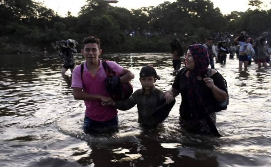 La llamada caravana 2020 salió el 14 de enero de Honduras y, a su paso por Guatemala, sus filas han ido creciendo con la llegada de guatemaltecos, salvadoreños y nicaragüenses.