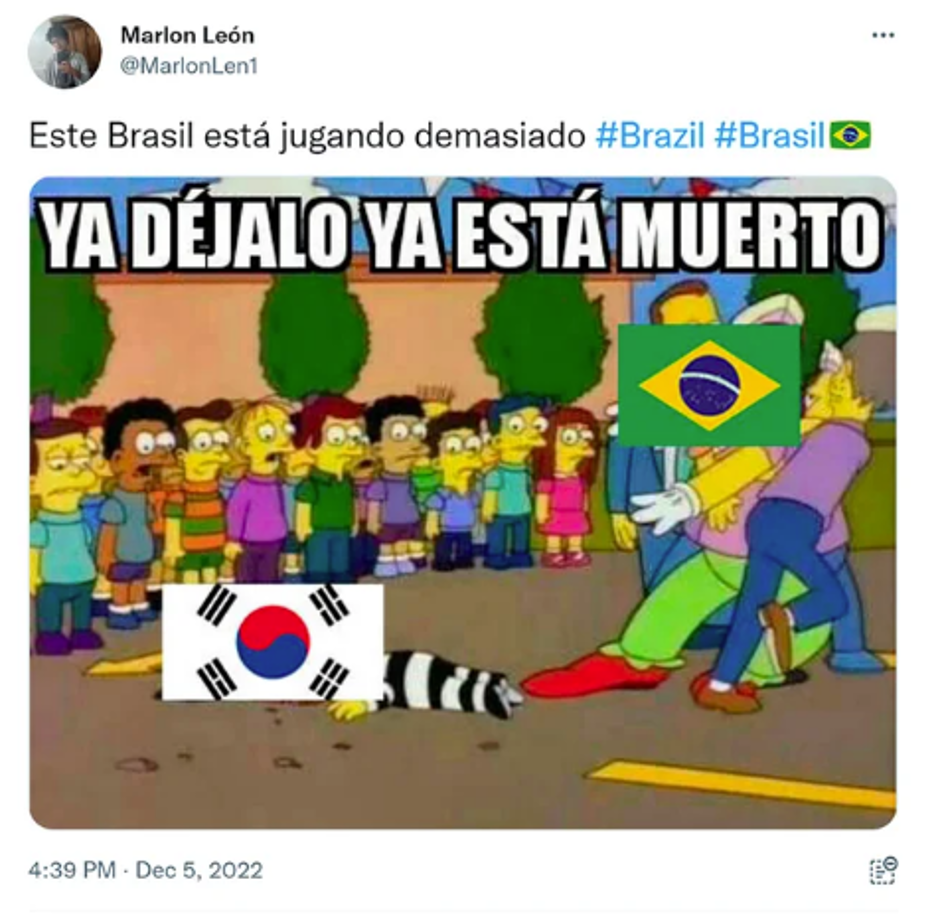 Memes: Así se burlaron de la goleada de Brasil a Corea del Sur