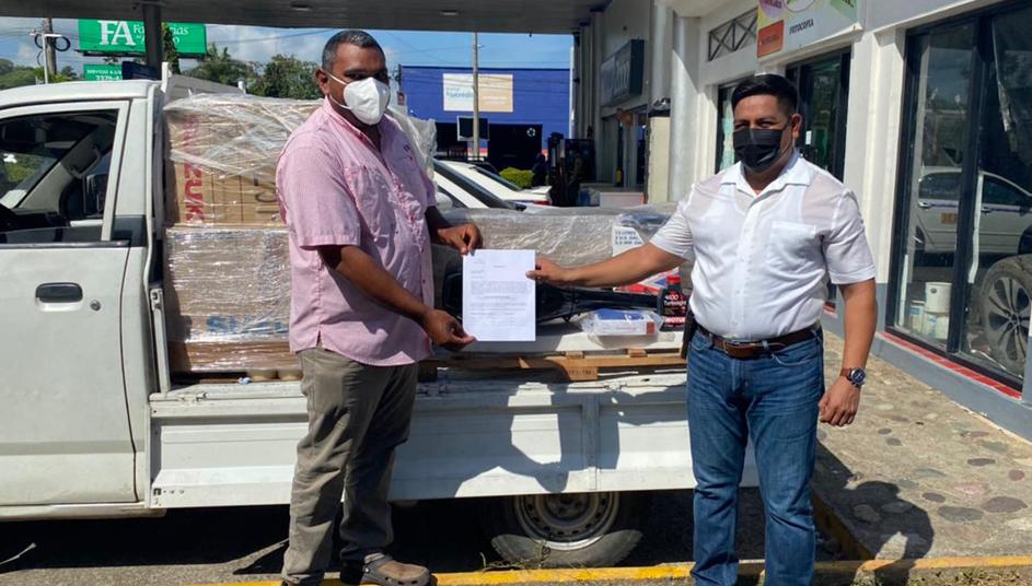 Con esta donación de Grupo Terra, la Alcaldía Municipal de Guanaja podrán continuar con las labores de traslado de insumos a la isla para abastecer a sus pobladores de lo necesario.
