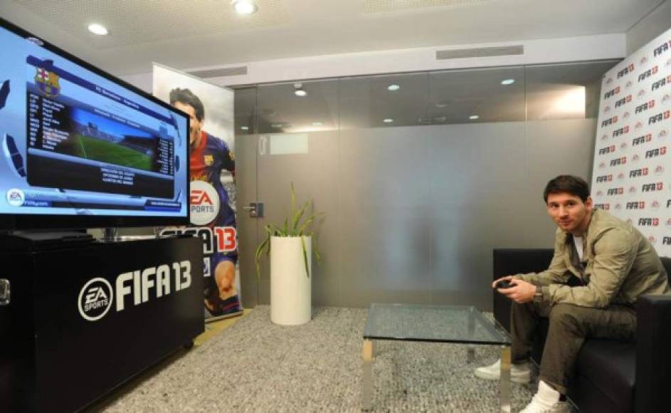Desde hace varios años Messi ha mostrado ser aficionado al FIFA.