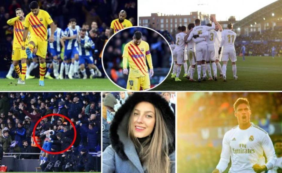 Las imágenes que dejaron los primeros partidos del año para Real Madrid, con victoria contra Getafe, y Barcelona, con un empate ante Espanyol, en la Liga Española.