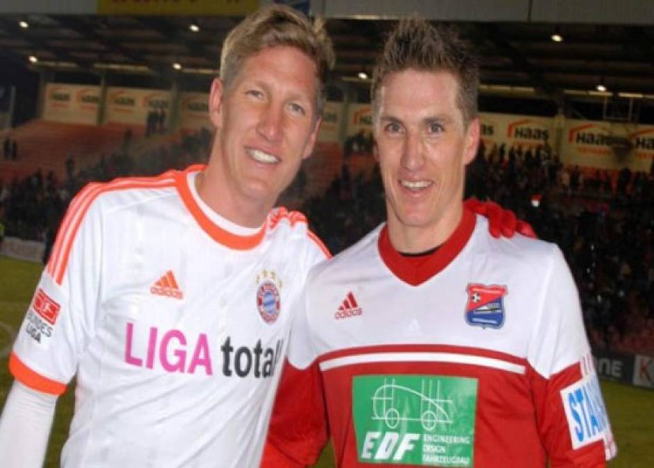 Bastian Schweinsteiger - Tobias Schweinsteiger: El hermano mayor de Bastian estuvo hace poco en la filial del Bayern y juega en la Tercera División alemana.
