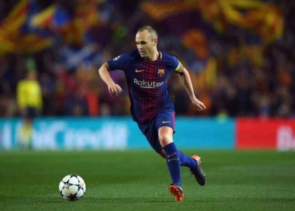 Andrés Iniesta: El mediocampista español es otro de los que Messi considera como uno de los mejores jugadores del mundo.