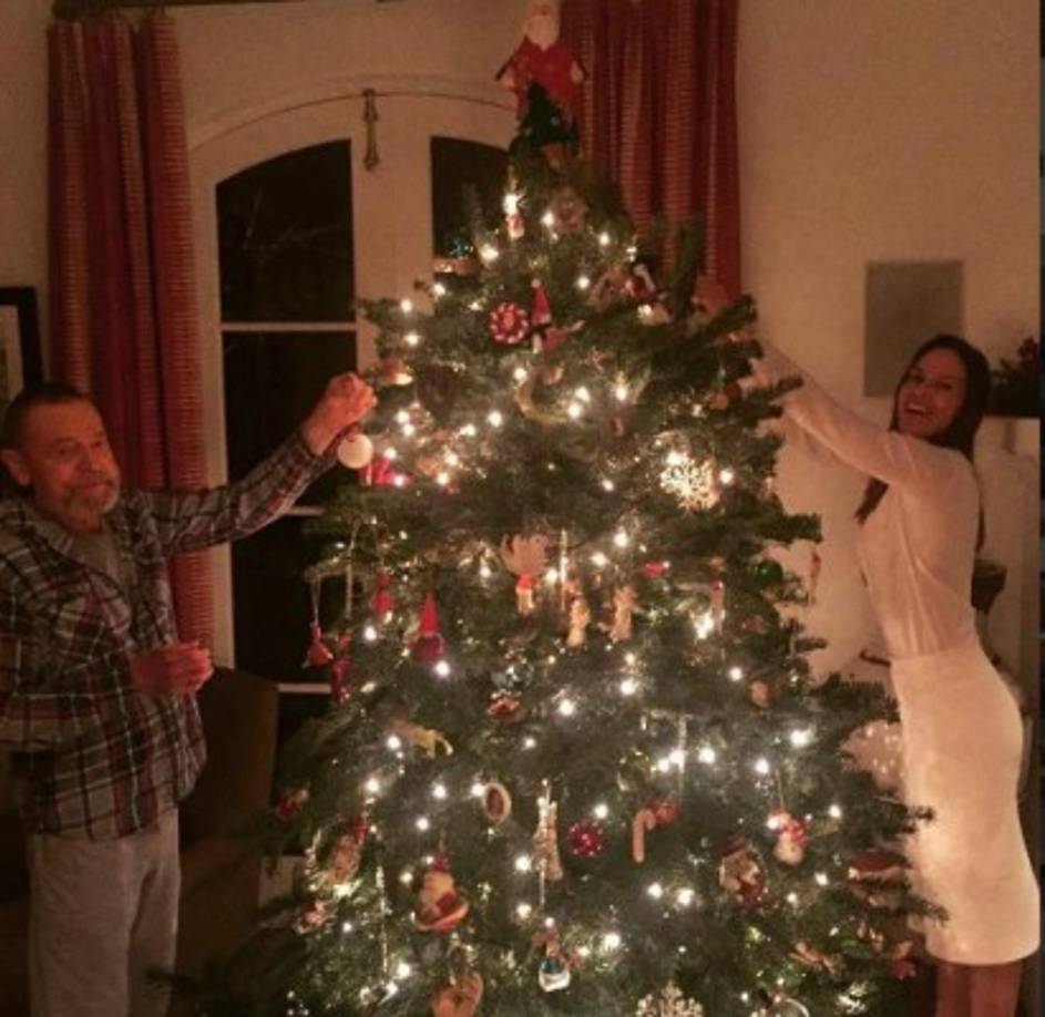 El árbol de Navidad de la actriz Hilary Swank.