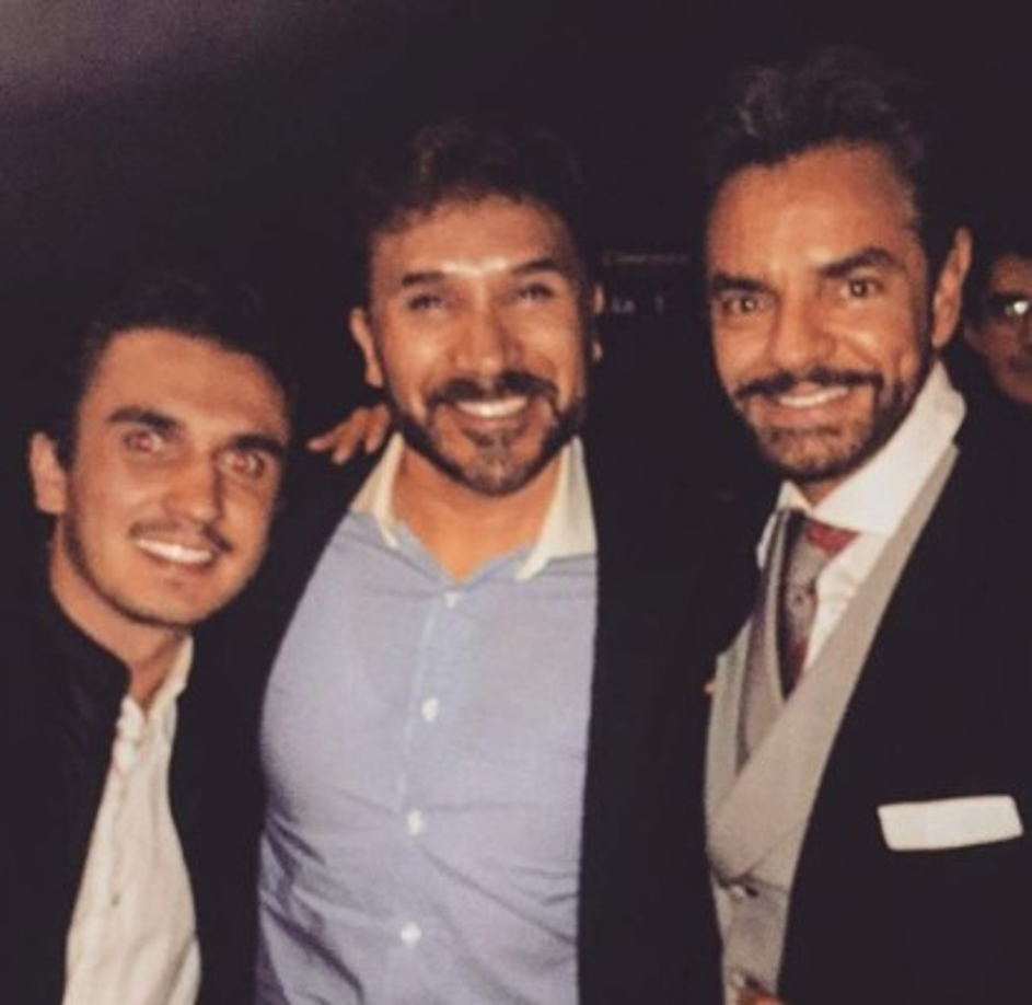 En cada ocasión que puede y se le presenta, 'Ludoviquito' se reúne con su hermano 'Junior' y padre 'Ludovico' en la ficción, Luis Manuel Ávila y Eugenio Derbez en la vida real.