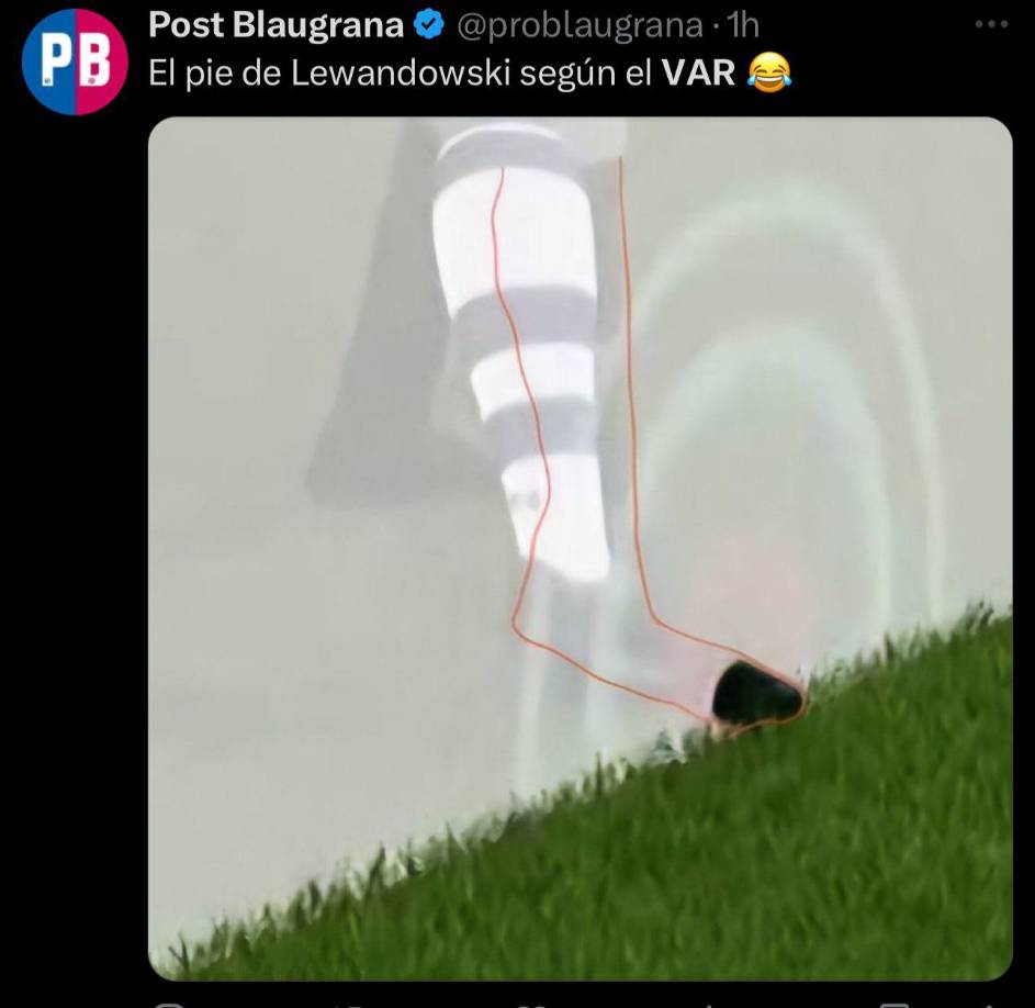 Lewandowski, ‘víctima’ del VAR: los memes de la polémica en el Real Sociedad-Barcelona