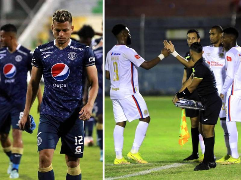 Las imágenes de los partidos que abrieron la cuarta jornada del Torneo Clausura 2023 de la Liga Nacional de Honduras.