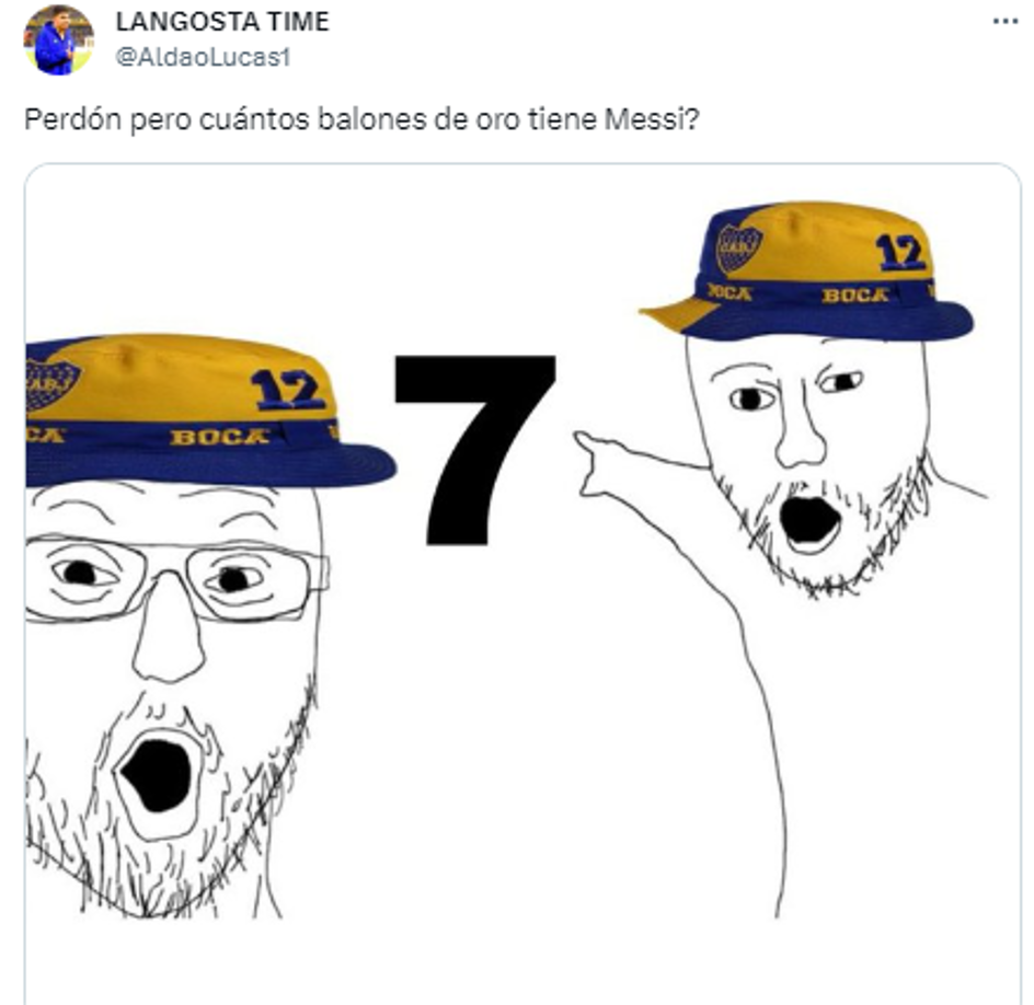 Messi protagonista: Los jocosos memes que dejó el Balón de Oro 2023