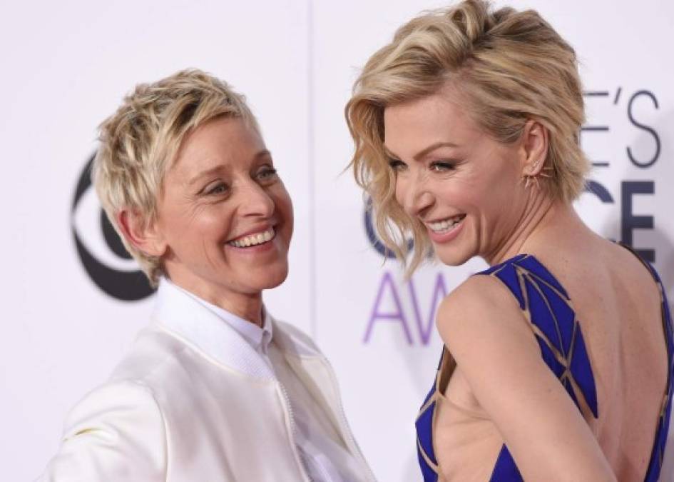 Ellen DeGeneres (57) y Portia de Rossi (42).