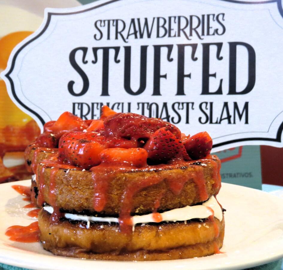 Strawberry Stuffed French Toast Slam.