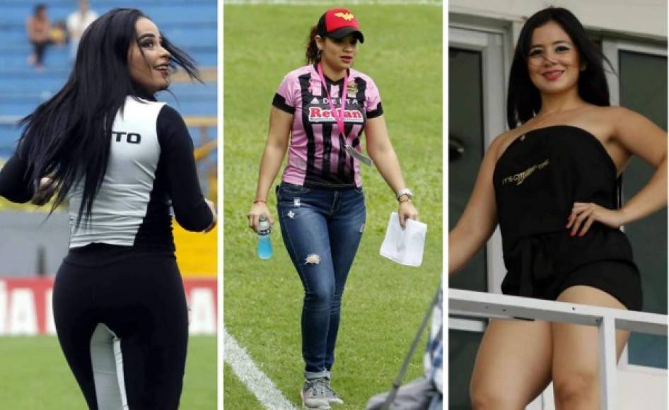 Ellas engalanaron el partido de vuelta del repechaje entre Real España y Juticalpa en el estadio Morazán de San Pedro Sula.