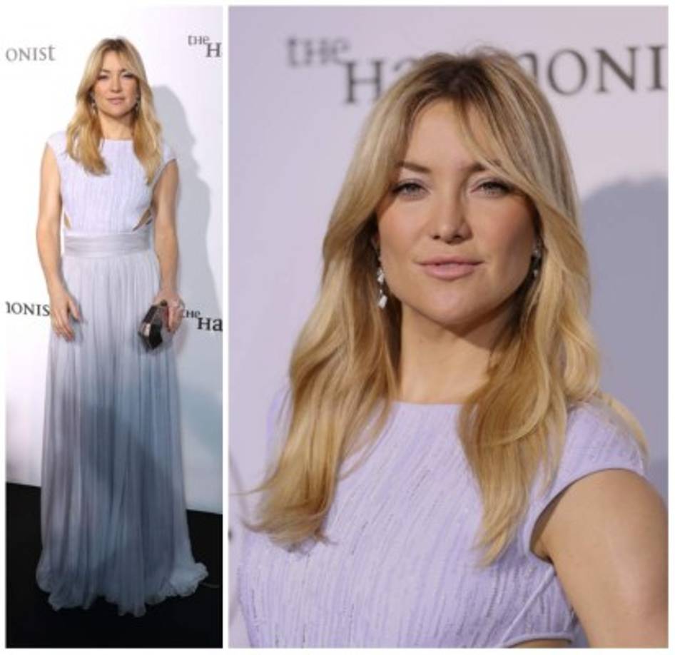 Kate Hudson en un vestido de Roberto Cavalli.