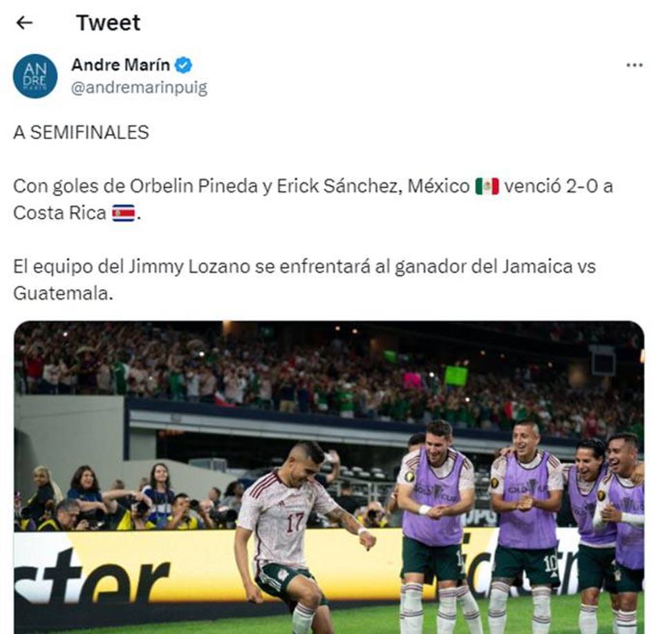 André Martín de Fox Sports.